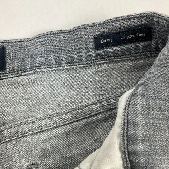 Citizens of Humanity Womens Demy Cropped Flare Jeans Gray High Rise Size 28 - Picture 4 of 12